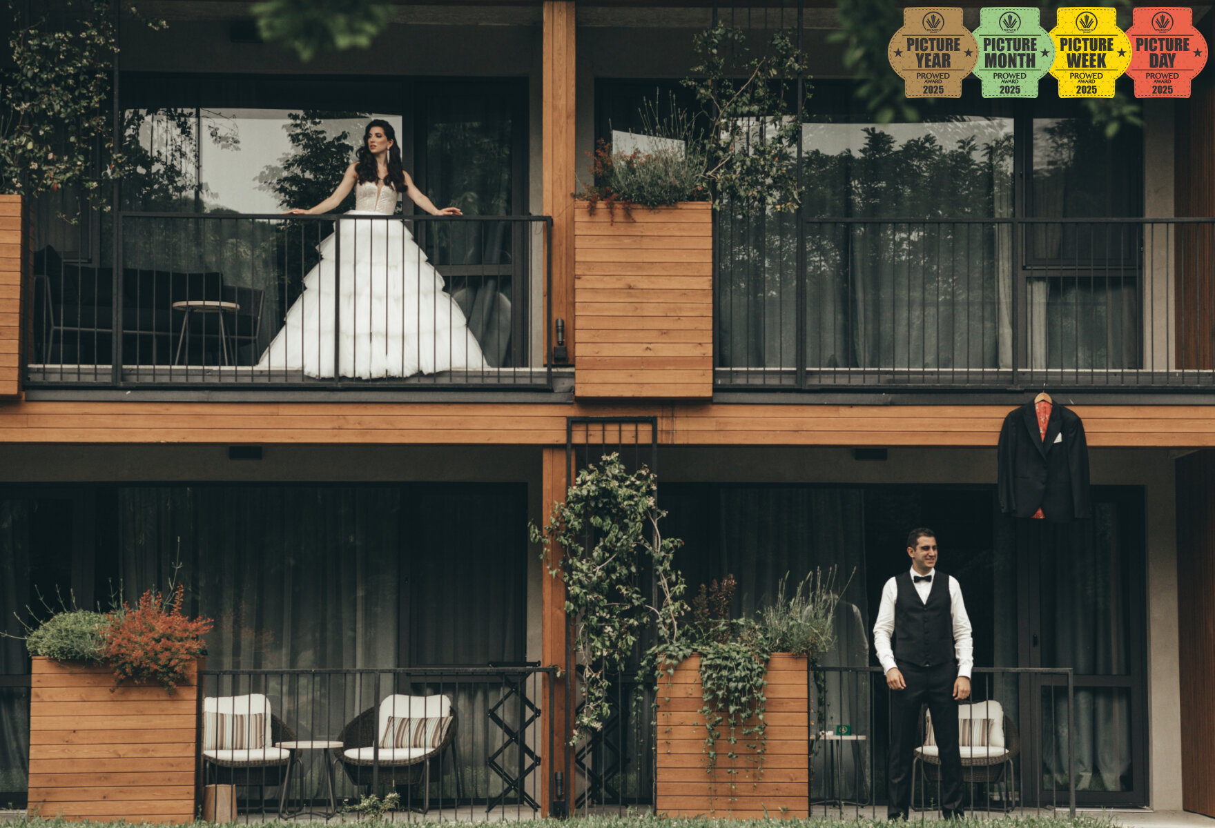 წლის საუკეთესო ფოტოგრაფია - პატარძალი აივანზე, PROWED Award-ის გამარჯვებული